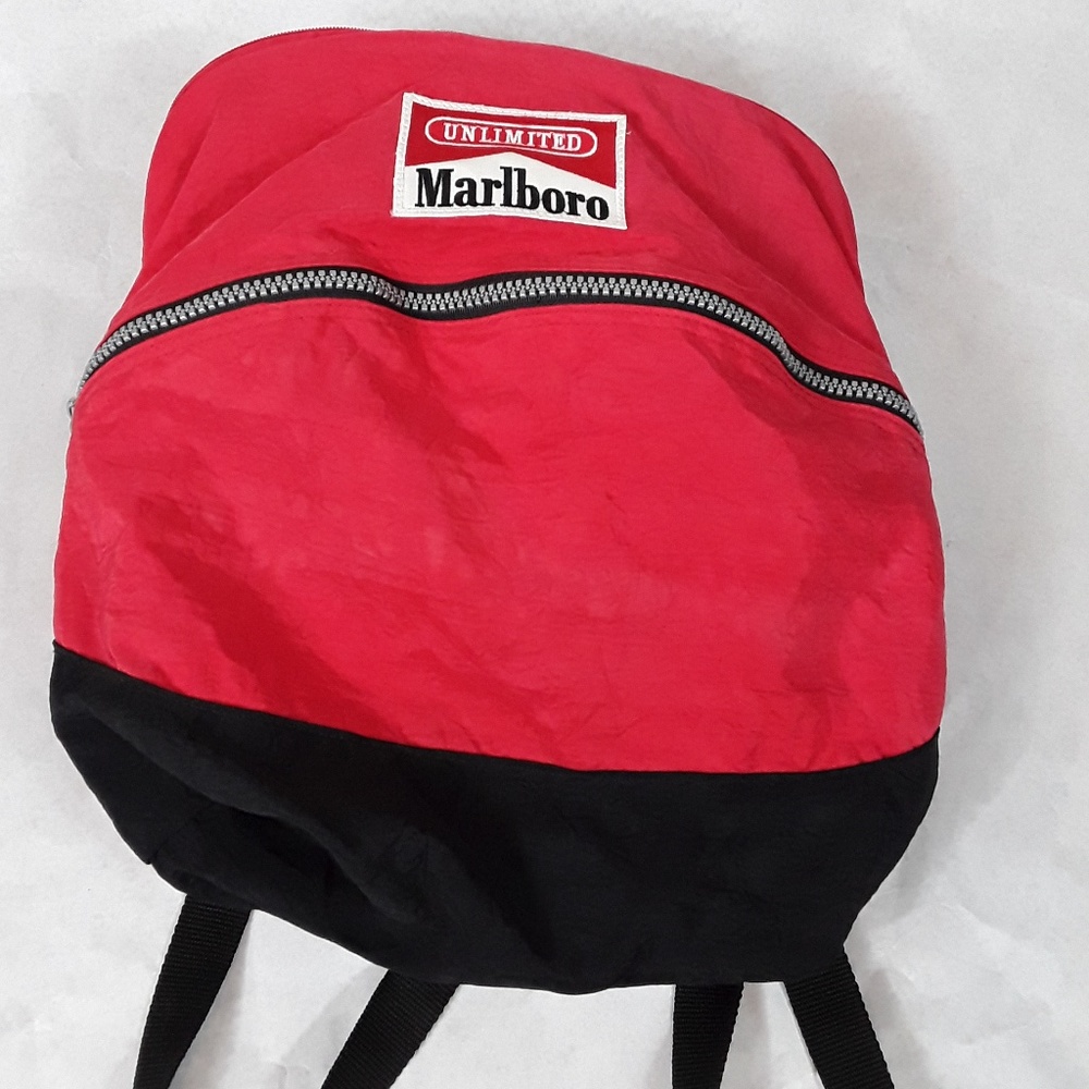 Vintage 90s Marlboro Unlimited Backpack Cigarette